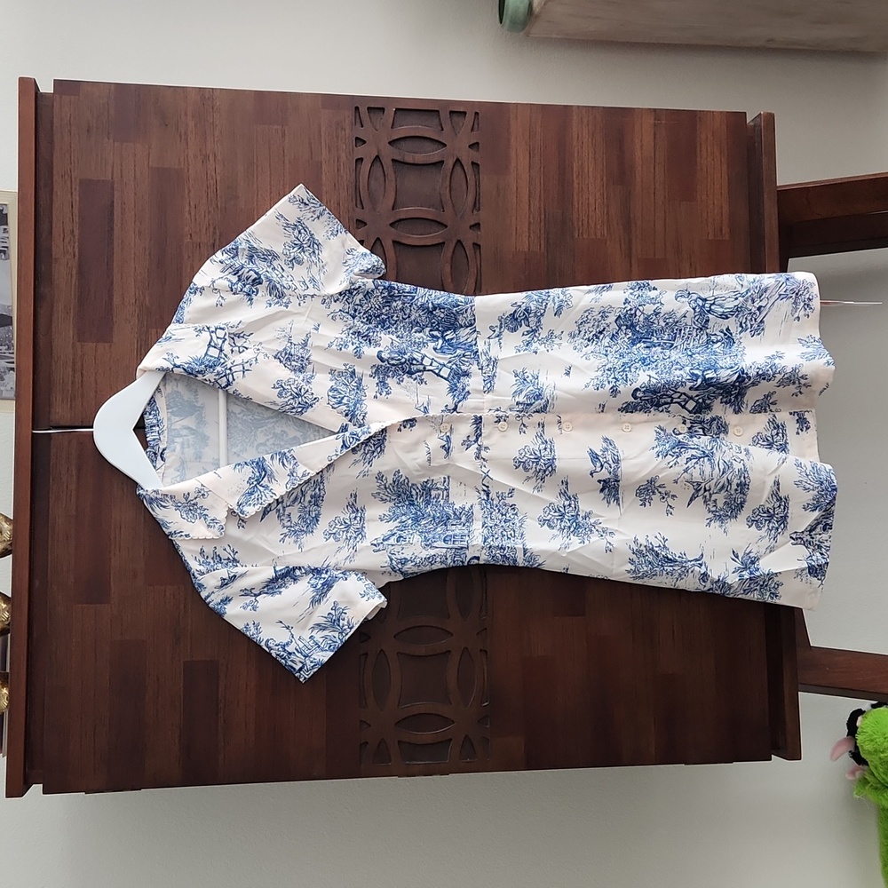 Cider toile de jouy dress nwt Size Small